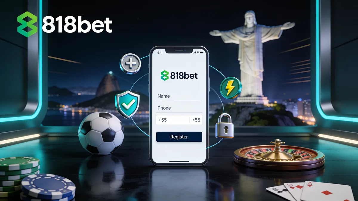 818bet no Brasil — Como se cadastrar na 818bet